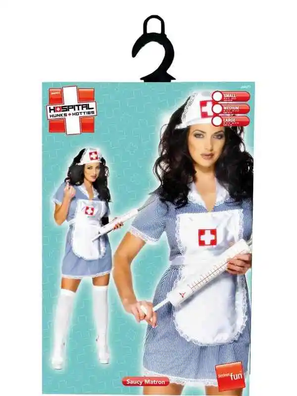 Naughty Nurse Zuster Kostuum - Afbeelding 2