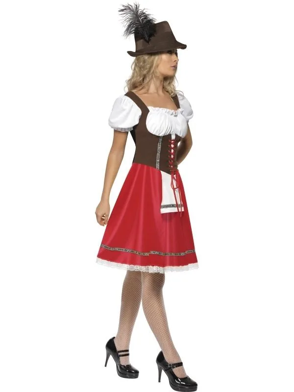 Biermeisje Dames Kostuum Oktoberfest - Afbeelding 3