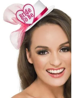 Bride To Be Wit Roze Hoedje