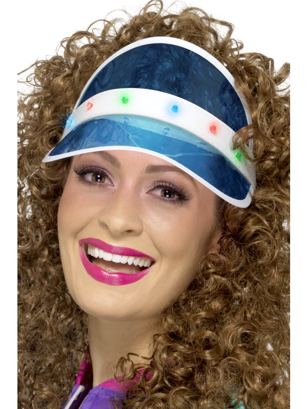 80s Light Zonneklep Blauw