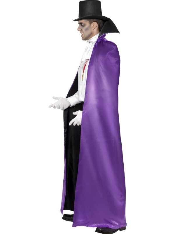 Purple - Black Reversible Cape - Afbeelding 5