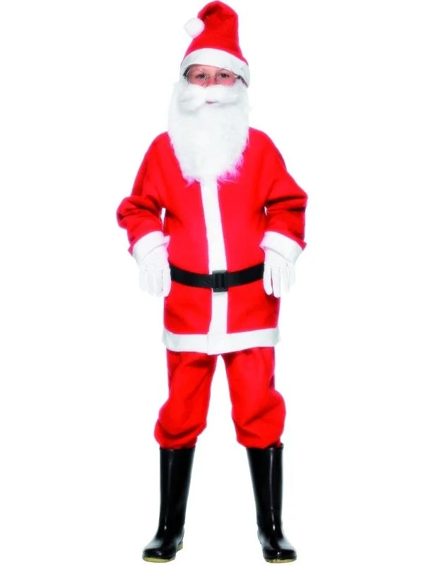 Santa Boy Kerstman Kostuum - Afbeelding 2