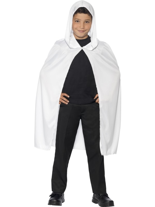 Witte Hooded Halloween Cape