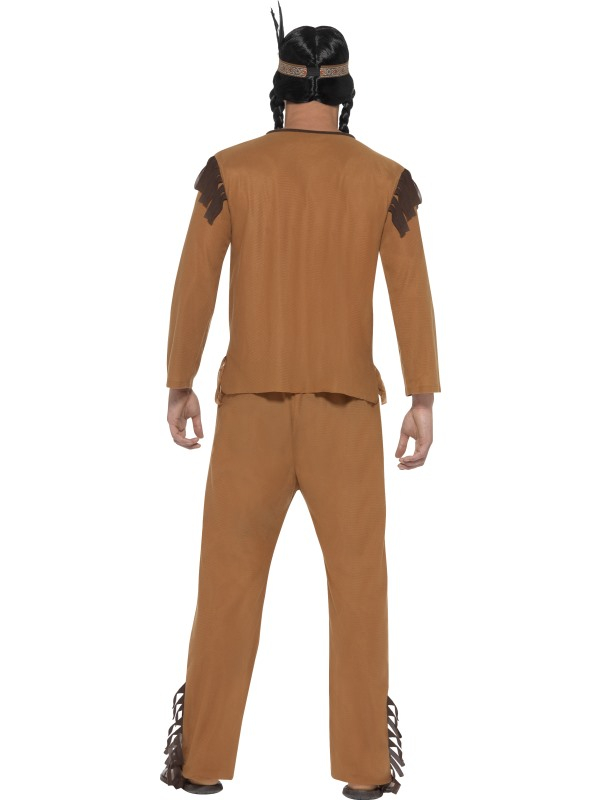 Native American Inspired Warrior Indiaan Kostuum - Afbeelding 3