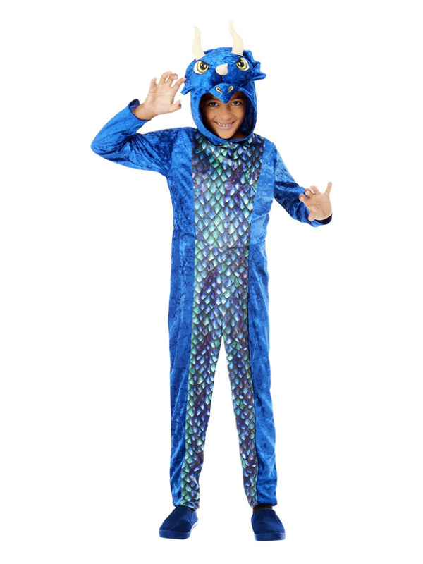 Dinosaurus Kinder Onesie Blauw