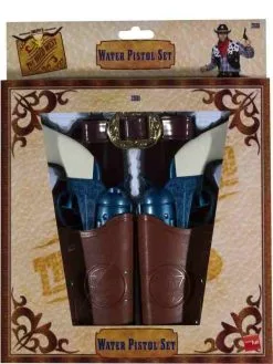 Western Cowboy Waterpistolen Met Holster Aan Riem
