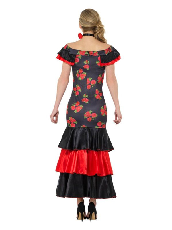 Flamenco Lady Kostuum - Afbeelding 3