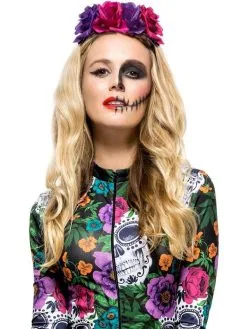 Day Of The Dead Rose Hoofdband