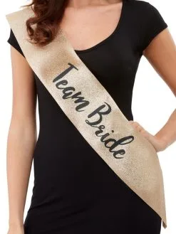 Deluxe Glitter Team Bride Sjerp