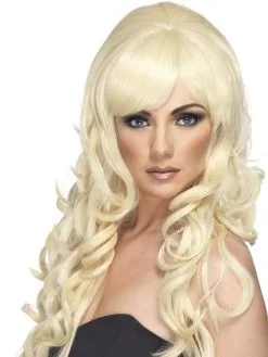 Pop Starlet Pruik Blond