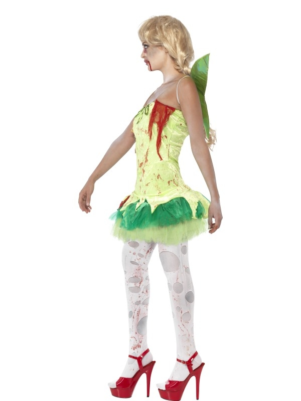 Zombie Fairy Horror Dames Verkleedkostuum - Afbeelding 3