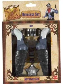 Western Cowboy Pistolen Met Holster Set