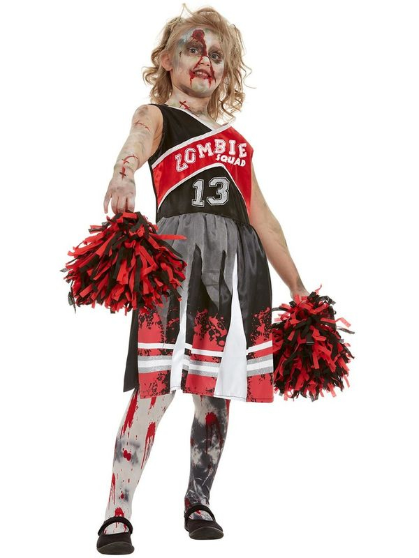 Zombie Cheerleader Kinder Kostuum - Afbeelding 2