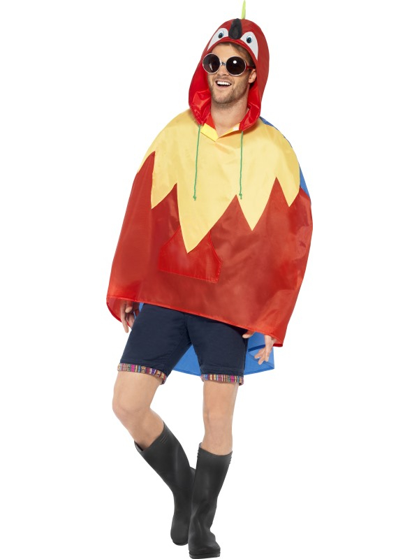 Festival Parrot Party Poncho - Afbeelding 3