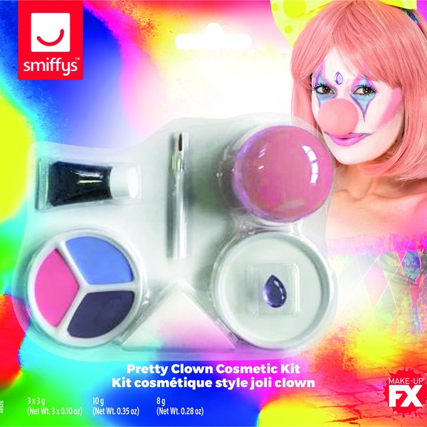 Pretty Clown Cosmetic Kit, Aqua - Afbeelding 3