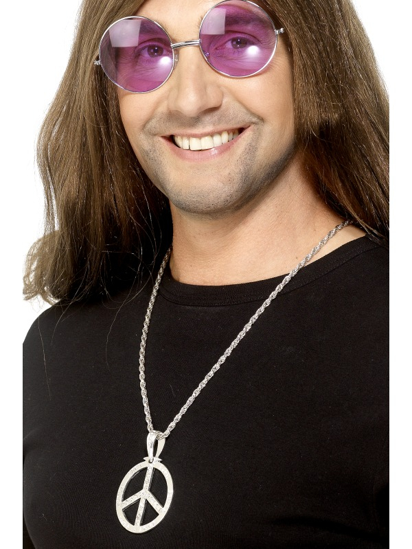 60s Peace Sign Hippie Medallion - Afbeelding 5