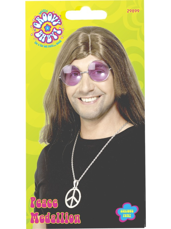 60s Peace Sign Hippie Medallion - Afbeelding 6