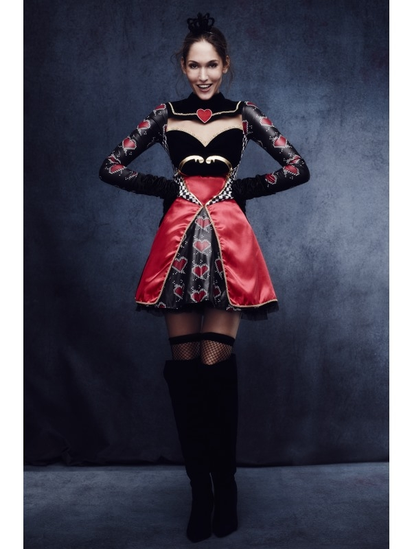 Fever Queen Of Hearts Kostuum - Afbeelding 3