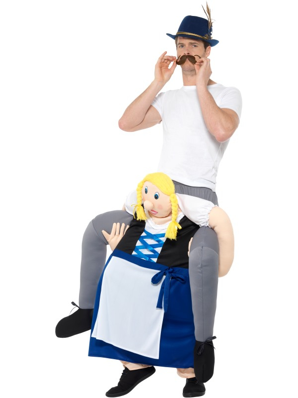 Piggyback Bavarian Beer Maiden Kostuum - Afbeelding 4