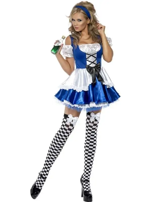 Alice In Wonderland Kostuum - Afbeelding 2