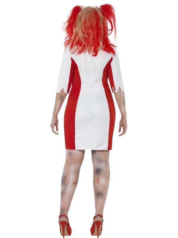 Curves Zombie Nurse Halloween Kostuum - Afbeelding 2