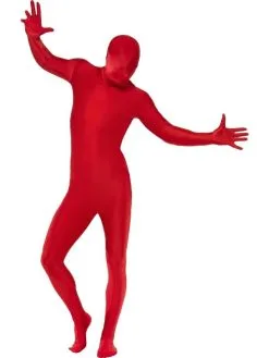 Second Skin Morph Suit Kostuum Rood