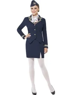 Airways Attendant Stewardess Dames Kostuum