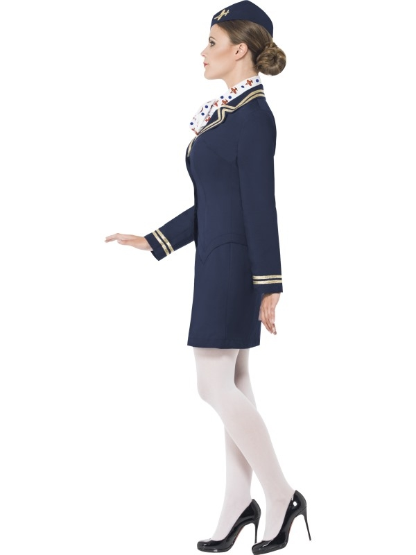 Airways Attendant Stewardess Dames Kostuum - Afbeelding 2