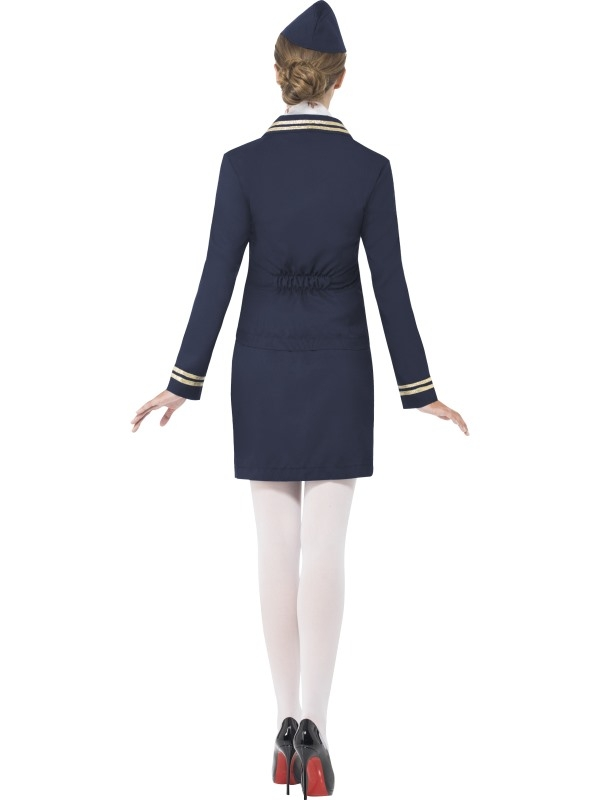 Airways Attendant Stewardess Dames Kostuum - Afbeelding 3