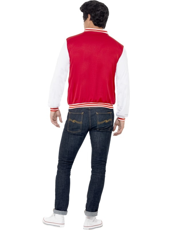 50's College Jock Letterman Jasje - Afbeelding 3