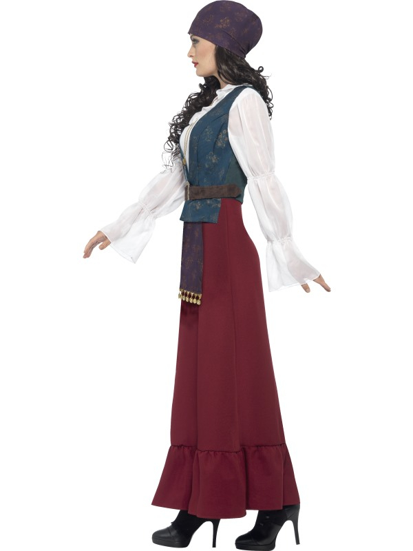 Deluxe Pirate Buccaneer Beauty Piraten Outfit - Afbeelding 2