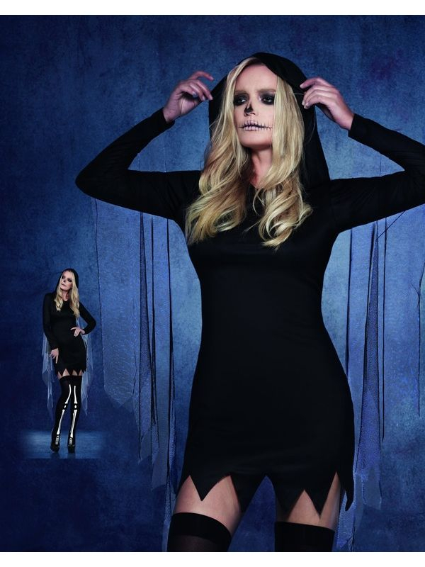Fever Sexy Reaper Kostuum - Afbeelding 2